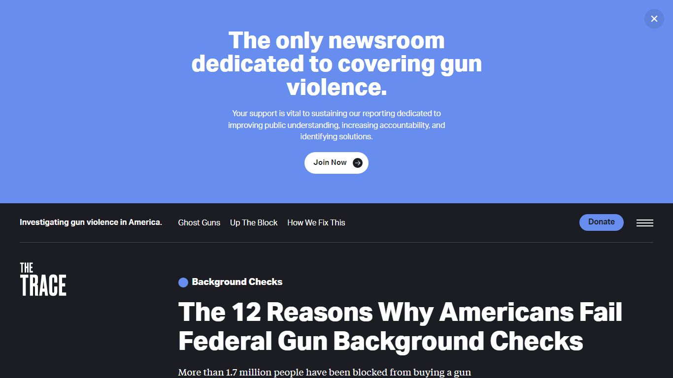 The 12 Reasons Why Americans Fail Gun Background Checks
